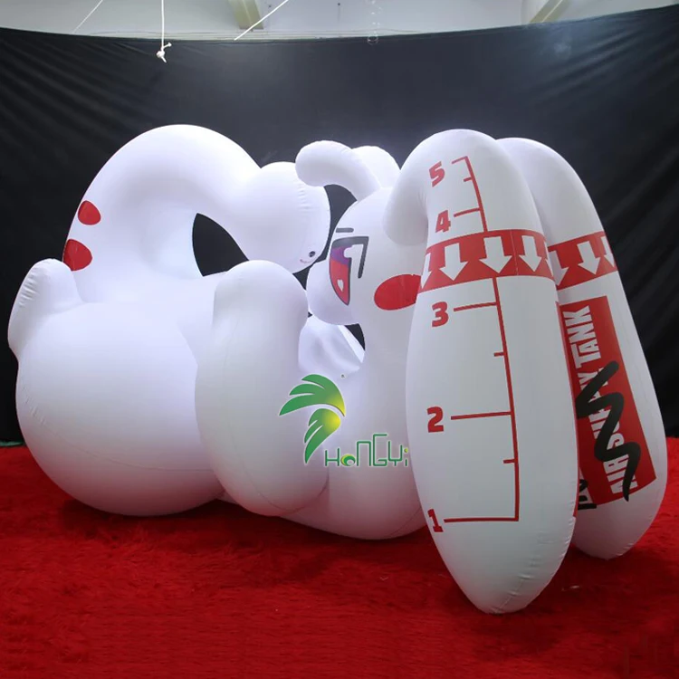 Giant Inflatable Custom Cartoon Bunny Belly Doll Inflatable Sexy Anime Rabbit Animal Toy