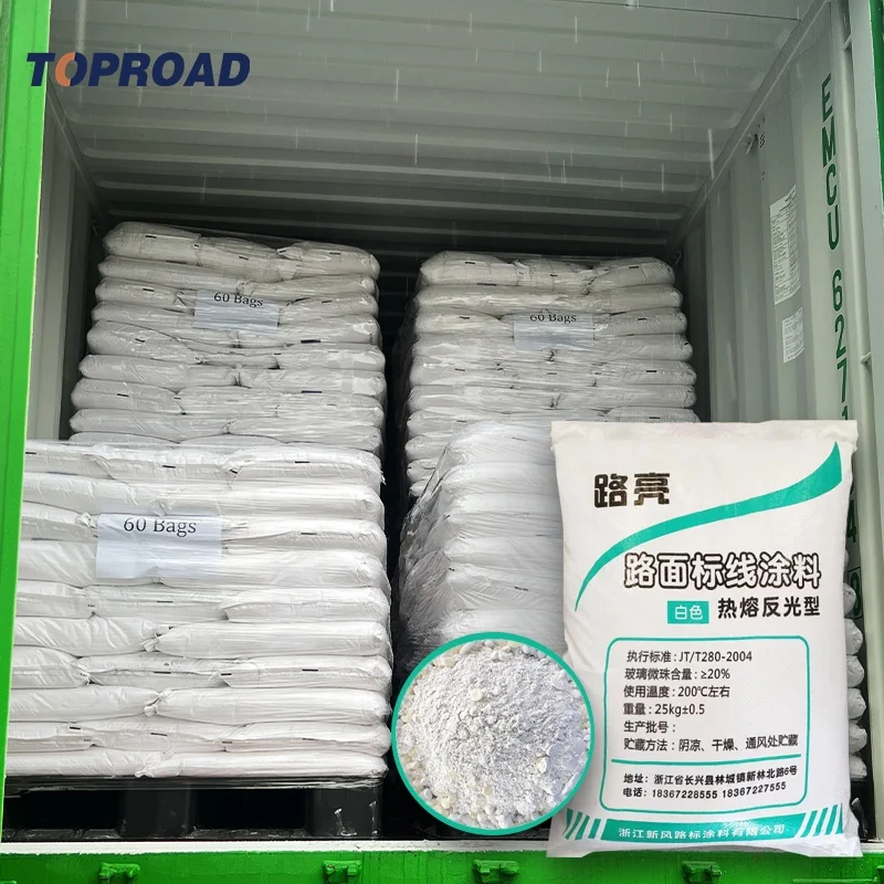 Hot Sale Traffic White And Yellow Reflective Road Paint Pavement Thermoplastic Line Marking Paint