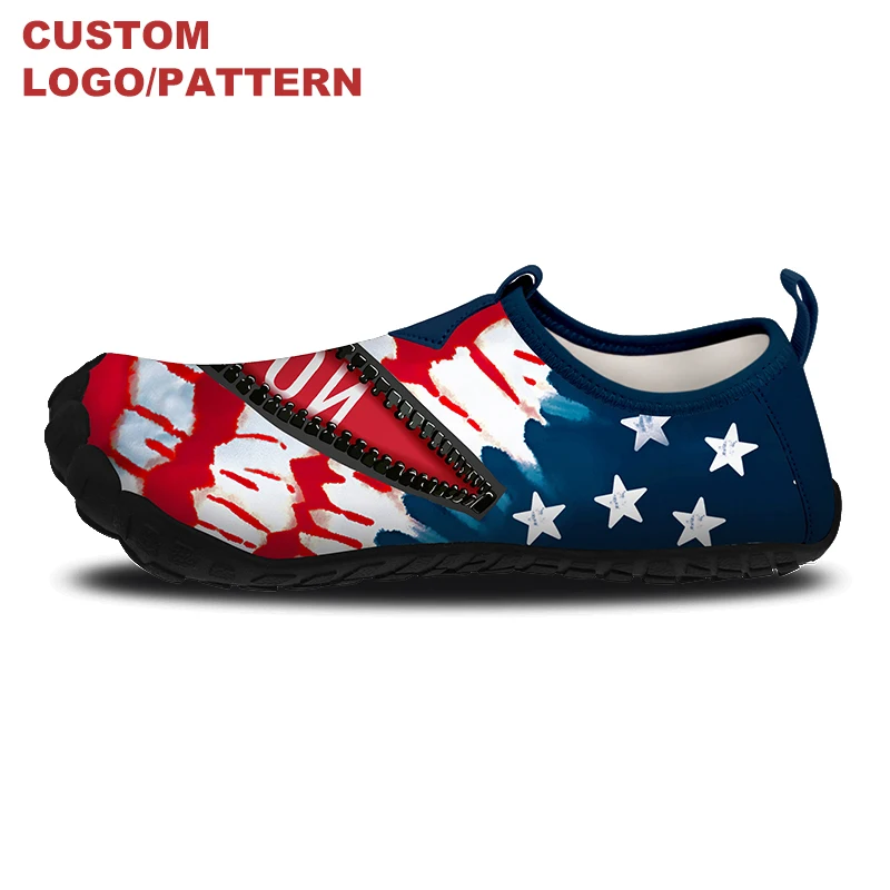 High Quality USA Flag Swim Pool Aqua Socks Barefoot Quick-dry Zero Drop Lightweight Diving Outdoor Aquashoes Beach Water Shoes
