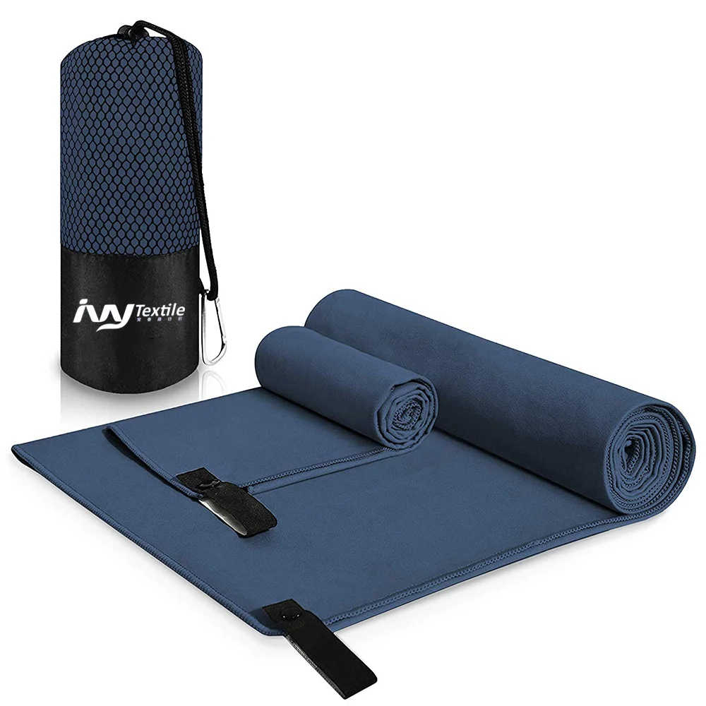 dry fit sport towel portable sport towel microfiber with mesh bag quick drying gym towel