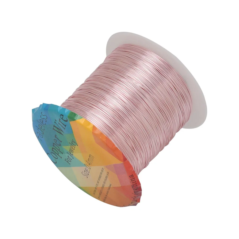 0.2/0.3/0.4/0.5/0.6/0.7/0.8/1mm Gold Silver White K Preserving Copper  Wire not fade Beading Cord For Bracelet Necklace Jewelry