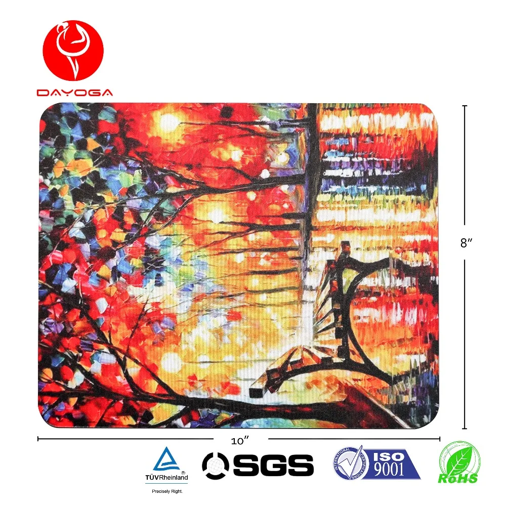 Wholesale High Quality Sublimation Gaming Mouse Pad OEM Full Pattern Size Thickness Material Customizable Mouse Mat Mouse Pad
