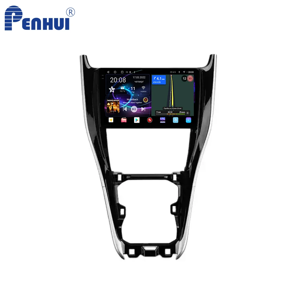 Penhui Android Car DVD  Player for Toyota Harrier XU60 2013 - 2020 Radio GPS Navigation Audio Video CarPlay DSP  Multimedia 2 di