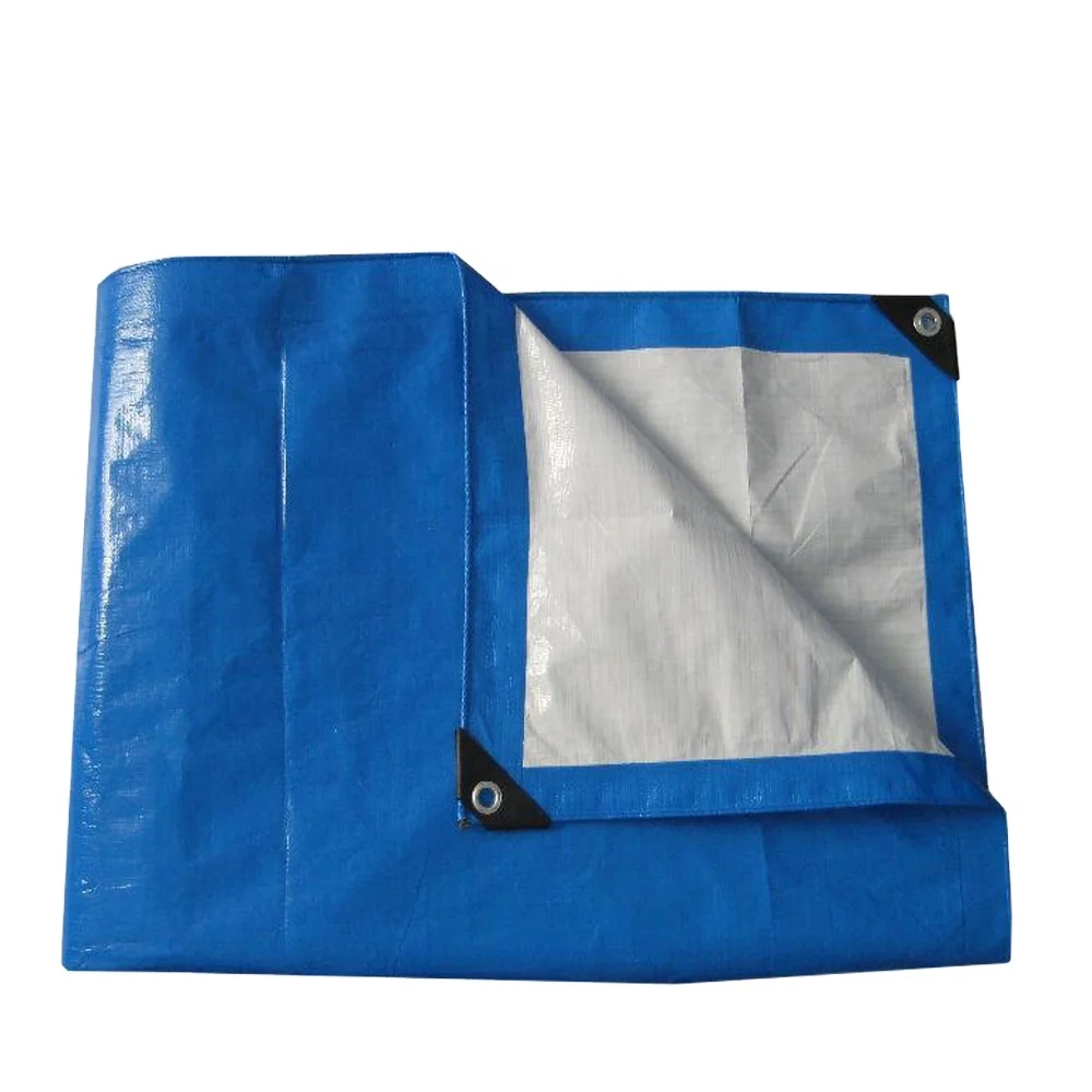 PE coated  woven tarpaulin clear plastic cover waterproof canvas ground sheets