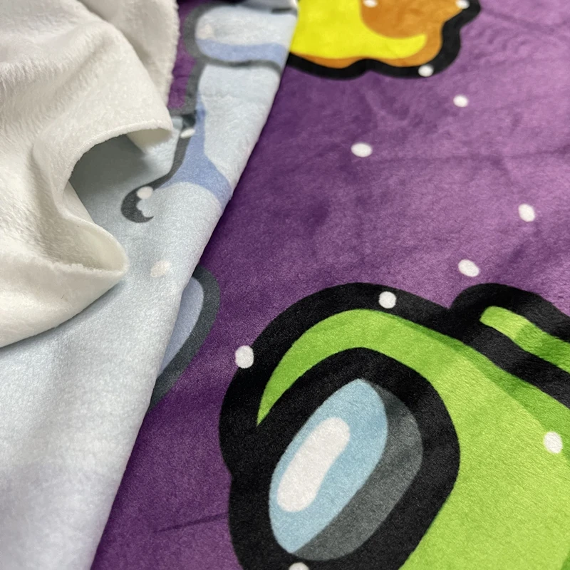 Растягивающаяся Двусторонняя плюшевая ткань Minky для детского
