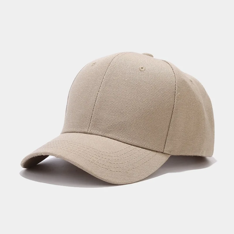 
 Popular Pure color light board baseball cap men women street hip-hop caps literary retro small fresh simple curved brim hat tide  