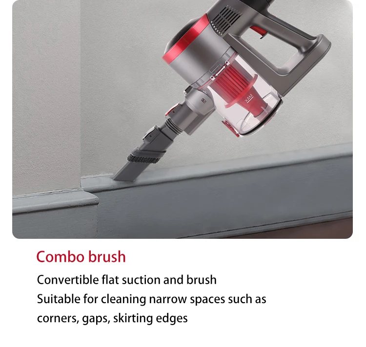 Free Shipping to USA Canada Powerful Handle Folding Arm Cordless Cyclone Hepa Filter Portable Wireless Cordless Vacuum Cleaners