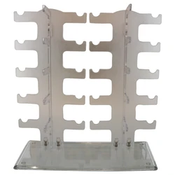 Newest design fashionable China manufacture clear acrylic eye sunglasses standing display