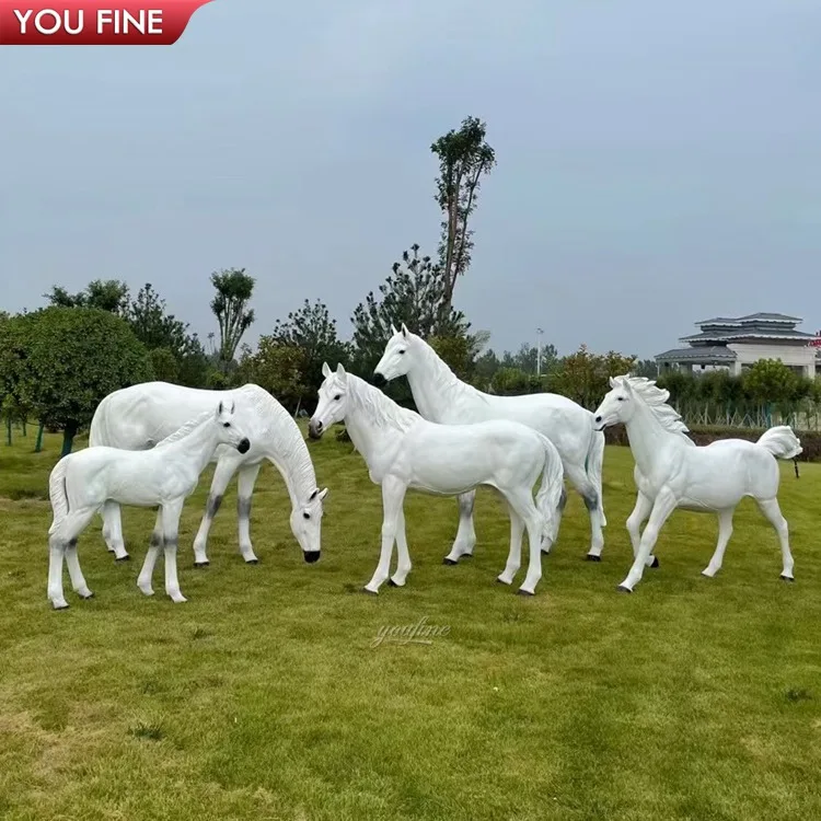 Country Decor Strong Life Size Fiberglass Camel Statue for Sale