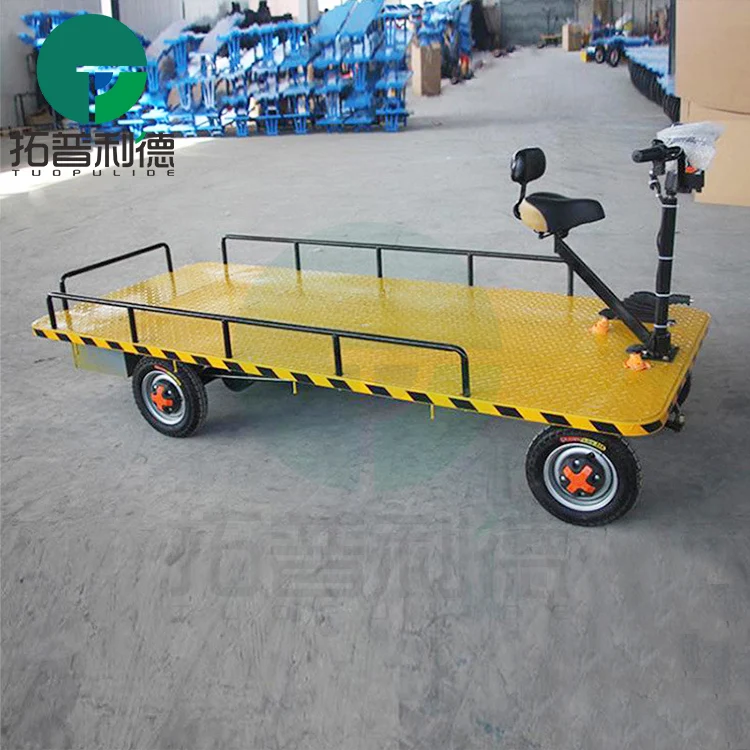 Good quality self propelled electrical battery platform cart