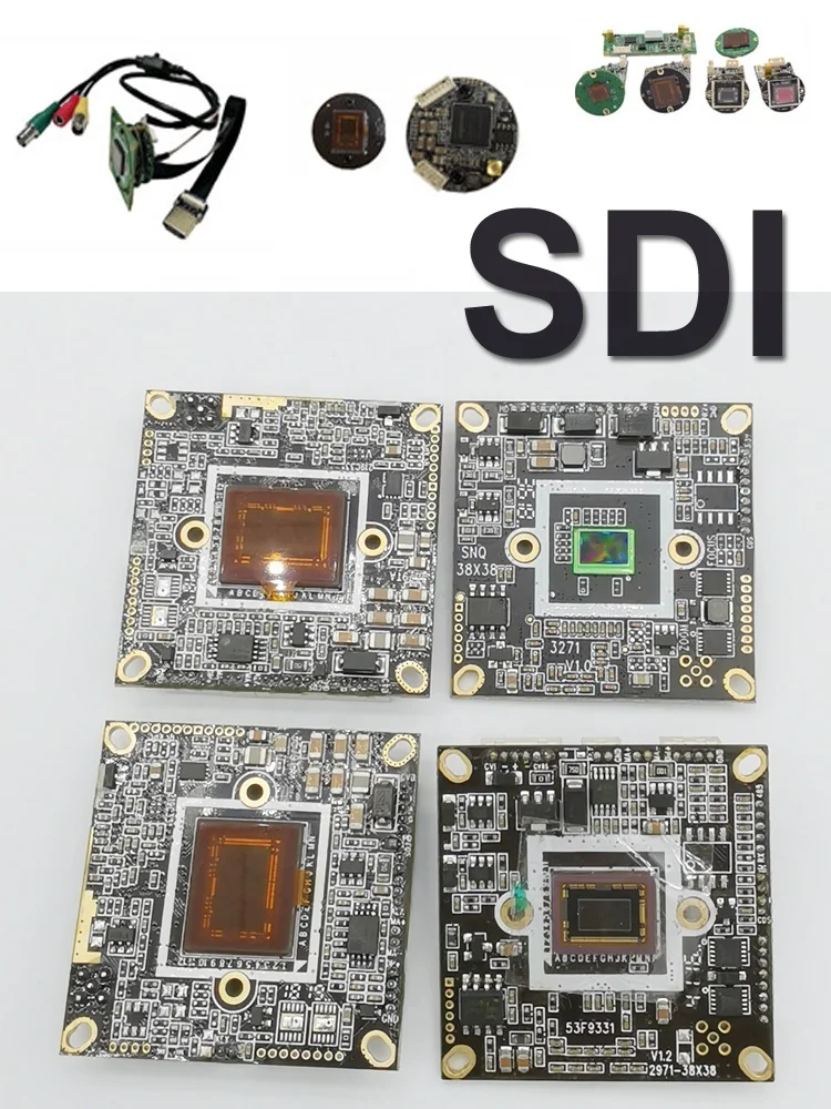  Модуль камеры SDI 4MP SONY IMX307 IMX323 IMX327 IMX290 IMX291IMX385 IMX326 34227 34229 30fp 60fps CCTV PCB плата +