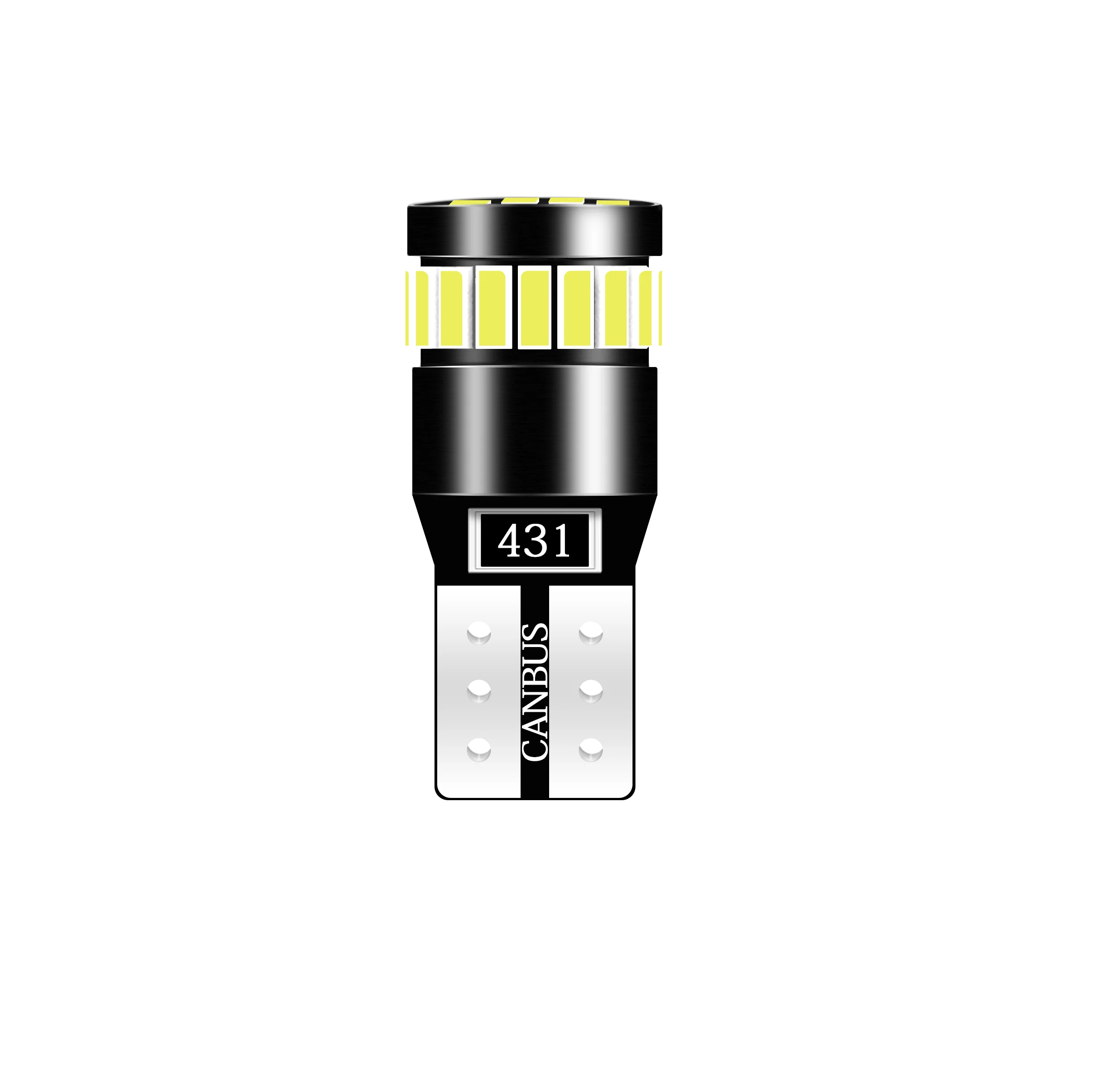 Car modification width indicator/license plate light w5w car light 4014 t10 24 light decoding for universal car