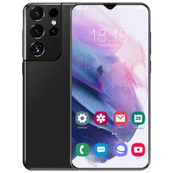 Amazon Hot Selling S21Ultra 5G Mobile Phone Qualcomm 888 Ten Core Android Phone Support Wholesale Support OEM