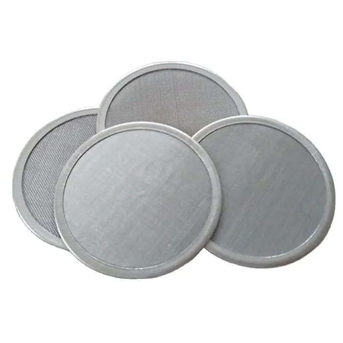New wear-resistant multi-layer sintered stainless steel mesh filter disc for water treatment