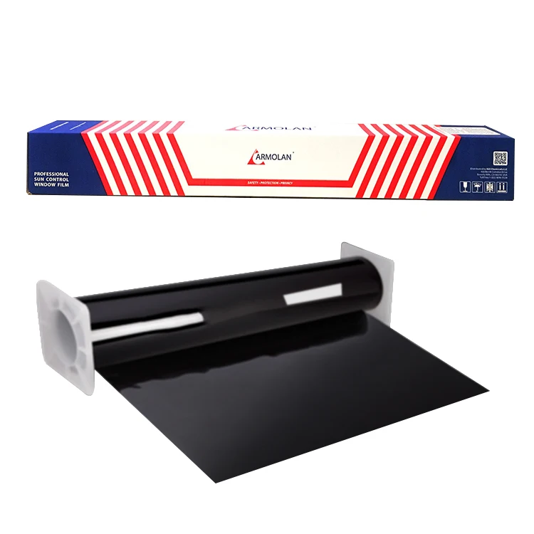 1.52*30m 1ply Armolan window tint film vlt5% solar ceramic window film waterproof tinted film for car
