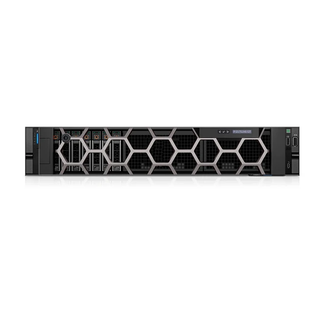 Del R860 4U rack server  new style enterprise server 64G ddr5 rams nvme SSD 8*2.5bays with gold 6418H cpu R860 server