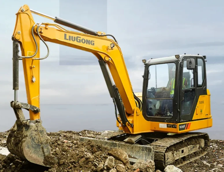 Известный китайский бренд Liugong мини гусеничный экскаватор 906F 6Ton небольшой гидравлический