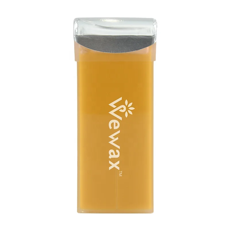 Low Moq Customized Logo 16+ Flavors Olive Professional Liposoluble Sensitive Skin 100g Cartridge Roll On Wax Kit