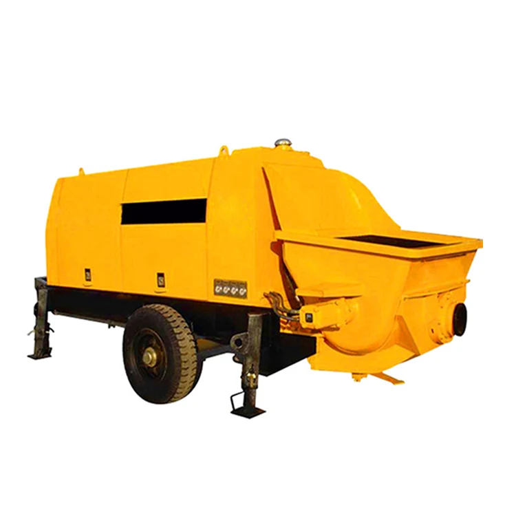 Concrete Mixer With Pump Stationary Grout Schwing Concrete Pumps