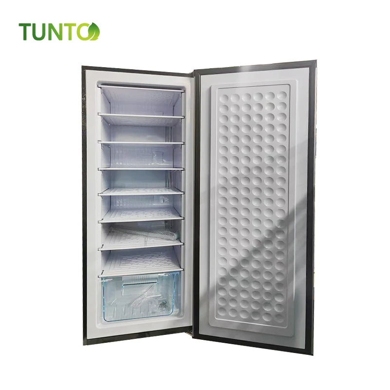 Cost-Effective 24VDC 198L 70mm foaming  Solar Freezers for Sustainable Ice Block Creation for ice water bag