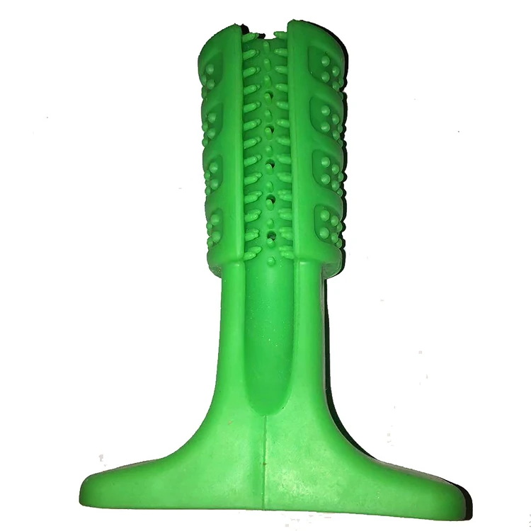 
Pet Supplies Toy Non Toxic Natural Rubber Dog Chew Toothbrush Chew Toy Dog Teeth Cleaning Puppy Brushing Toy 