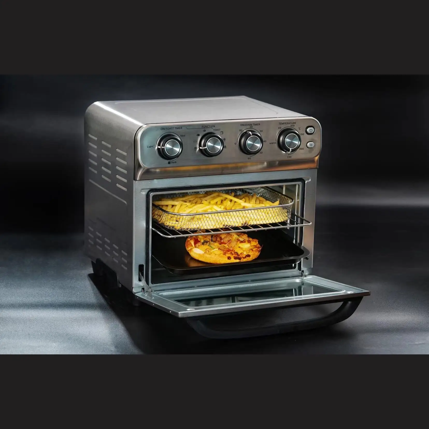 Hot sale 25L  Air Fryer Toaster Oven  LCD Display Convection air fryer oven