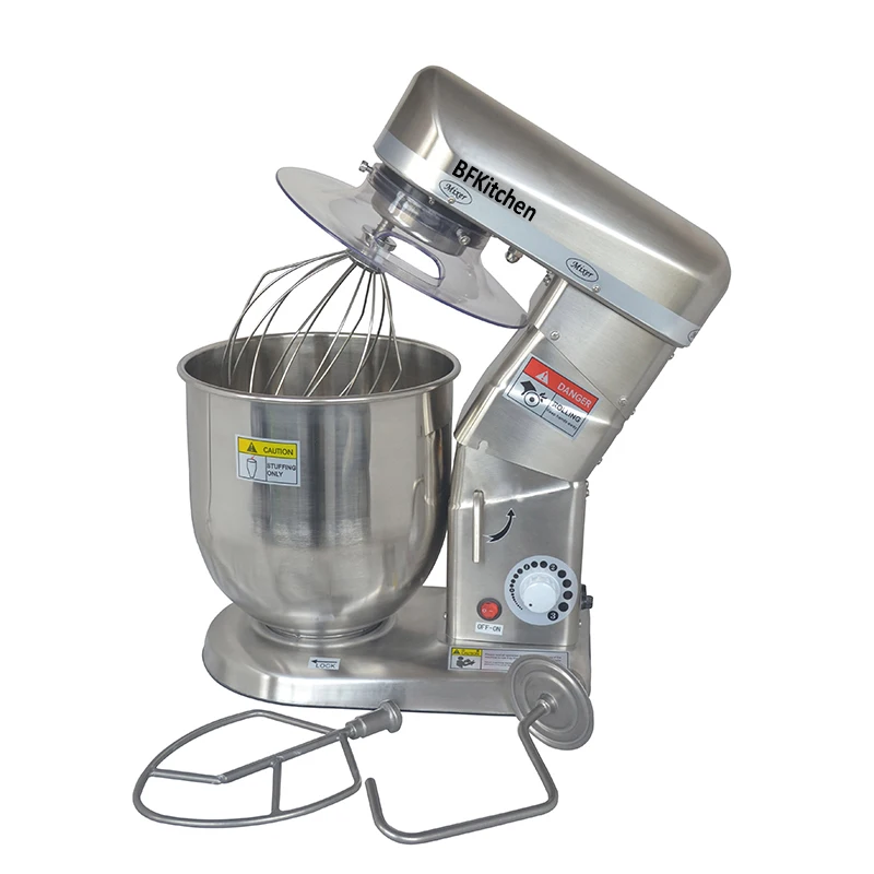 Electric Food Mixer - 7 Liters With Timer No Guard CE Belt Transmission for
