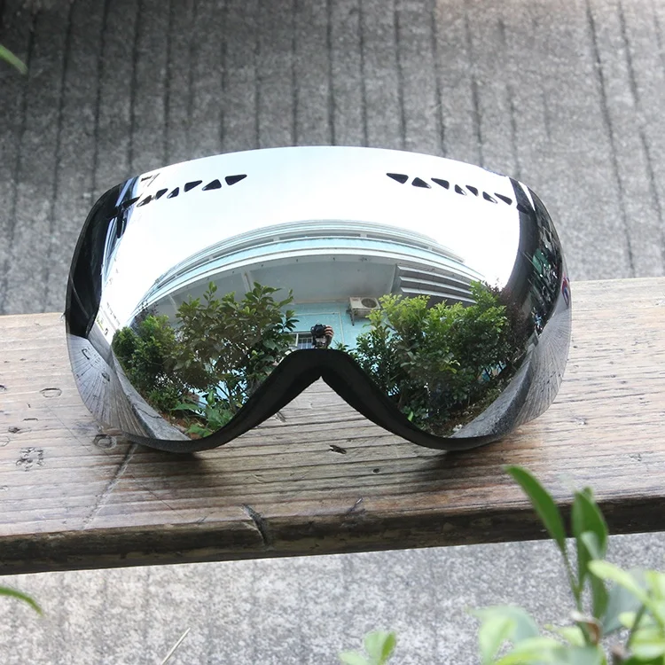 
OEM Anti-fog Skiing Goggle Ski Glasses Myopia Anti Scratch Snow Glasses Products Dual lens, Mirror Lens Snow Sport Sun Glasses 