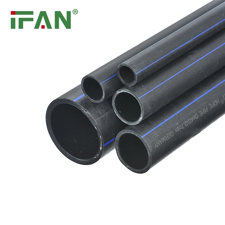 
IFAN Factory Supply Plastic Tube Tubo PEAD Poly Pipe Irrigation Tuberia PEAD HDPE PE Drainage Pipe 