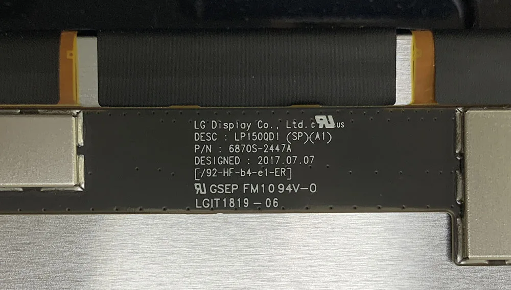  ЖК-дисплей для surface book 2 15 дюймов LP150QD1(SP)(A1)