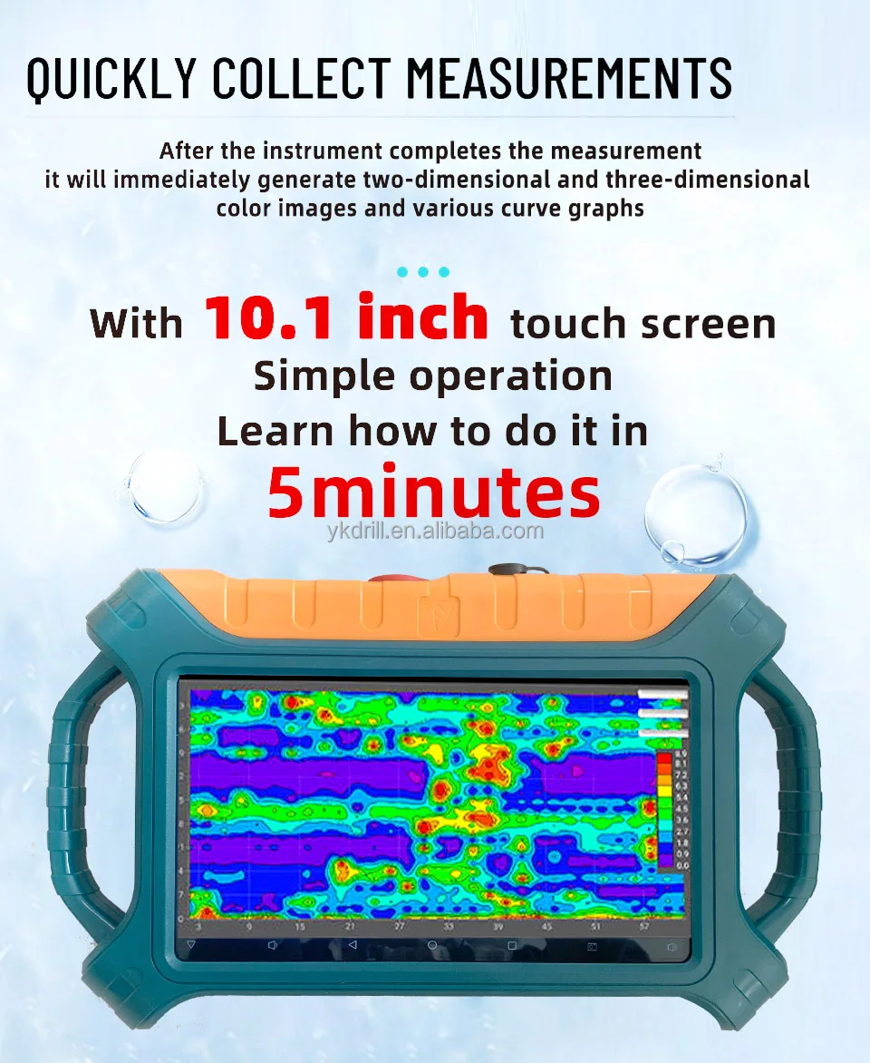 New ADMT-300SX-16D 16 Channel 300 meter High Efficiency Underground Water Detector Water Leak Finder Machine