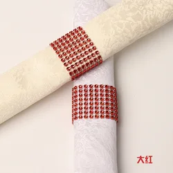 hintcan hot sale cheap napkin ring gold silver cuttable Napkin Buckles for Table Decorations Wedding event