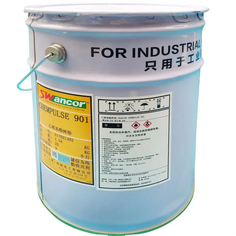 High quality polymer concrete casting epoxy vinyl ester resin for organic solvents