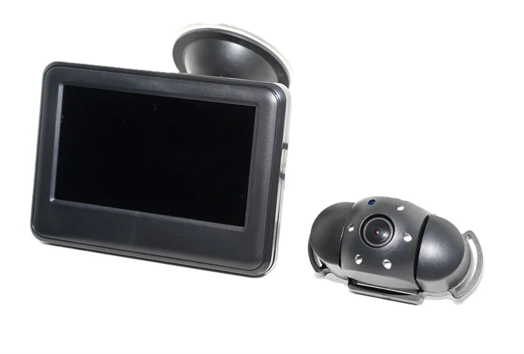 4.3 inches car video car mirrors with wire for baby