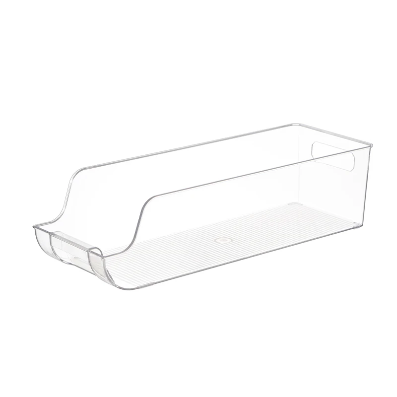 CY Clear Vegetable Food Refrigerator Drink Storage Box Acrylic Organizer Kitchen Plastic Refrigerator Organizer Bins