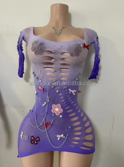 Vadulyer Wholesale Custom Top Ranking Hot Selling Luxury Sexy Metallic Women Dress Party Dresses Ballroom Performance Wear