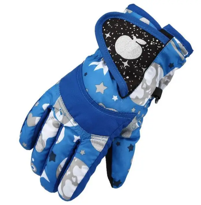 Comfortable Anti-Slip Cycling Ski Gloves for Kids Suitable Fit Warm Durable with Suitable Fit Outdoor Sports Including Travel