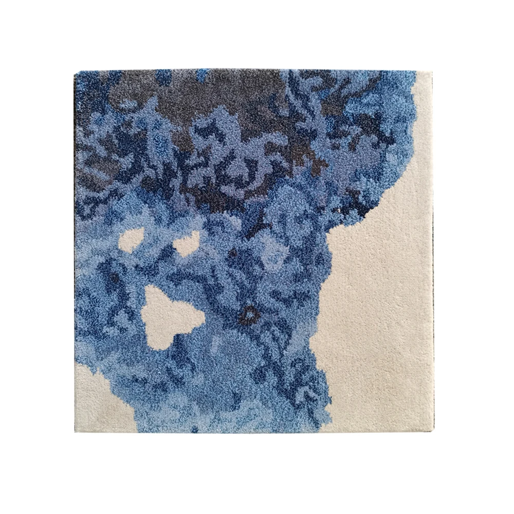 luxury 100% New Zealand Wool hand-tuft custom carpet