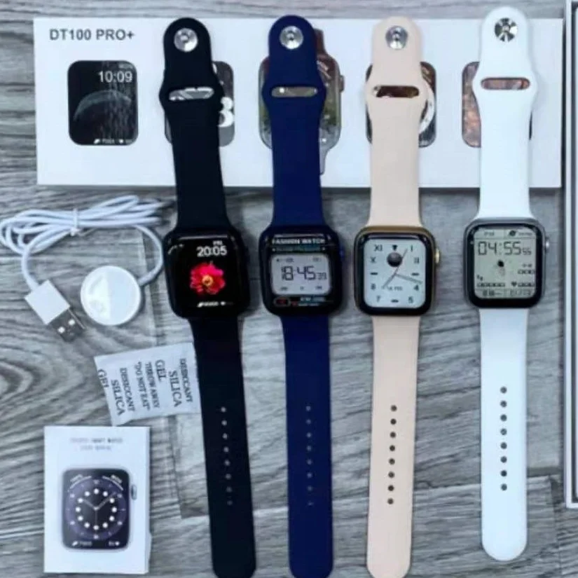 
Dt100 Pro+2021 Smartwatch Ip68 Waterproof Heart Rate Full Touch 1.75 Inch Battery 280mah Dt100 Dt100pro+ 