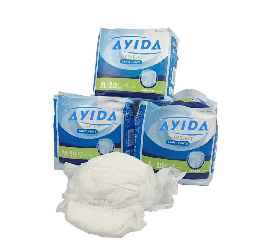 Disposable Adult Diapers Soft surface and skin-friendly cotton core diaper for adult