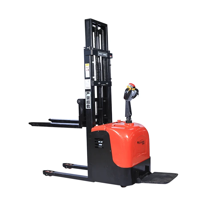 Warehouse pallet lifting device full electric stacker stacker forklift truck