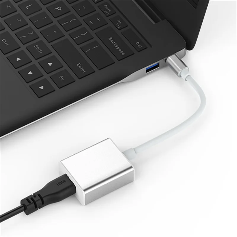 Реальный заводской кабель-переходник с type-c на hdmi 1 4 edition 4k30hz алюминиевым