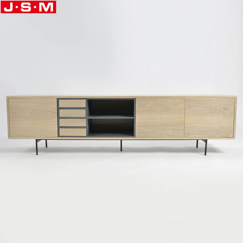 Wholesale Wooden Living Room Furniture TV Stand Table Veneer Carcase TV Cabinet