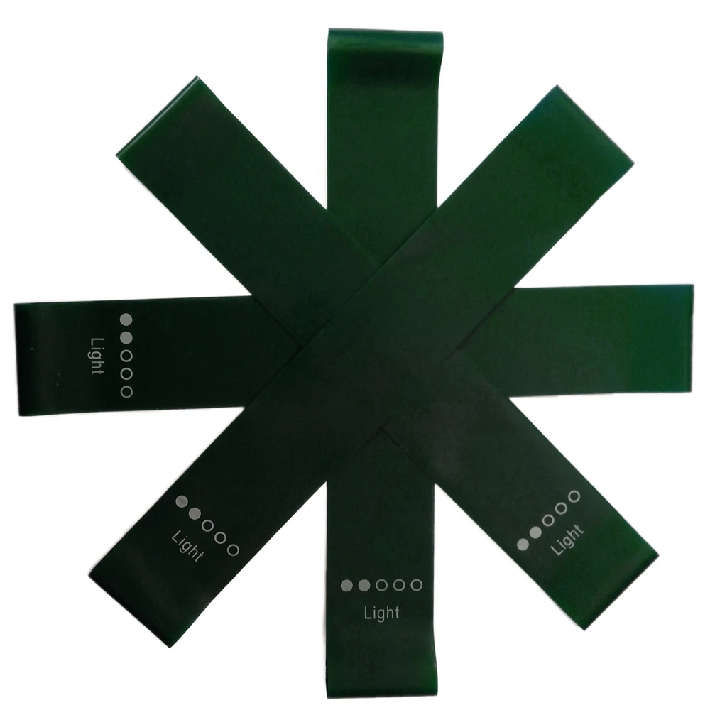 100% pure latex mini resistance bands set and stretch band