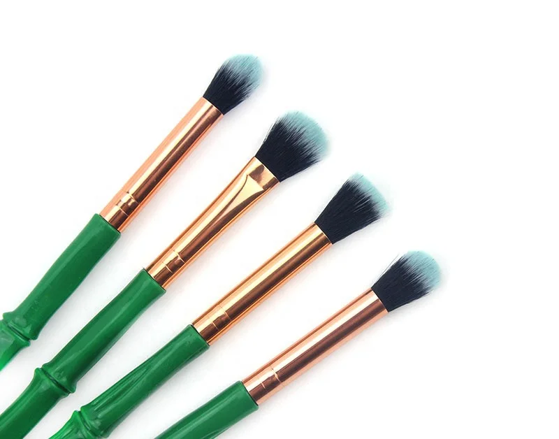 New 4pcs private label beauty eye brush set vegan