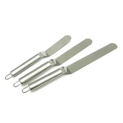 
Home Kitchen or Bakery High Grade Stainless Steel Angled Icing Spatula Cake Frosting Spatula 