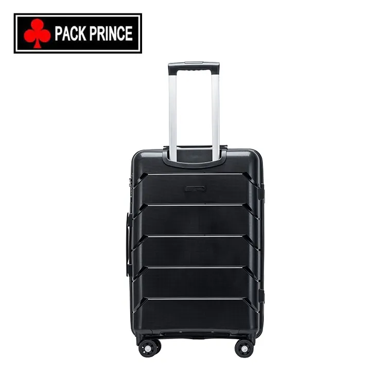 
Full Mobility Four Wheel 100% PP Black Zipper Luggage 