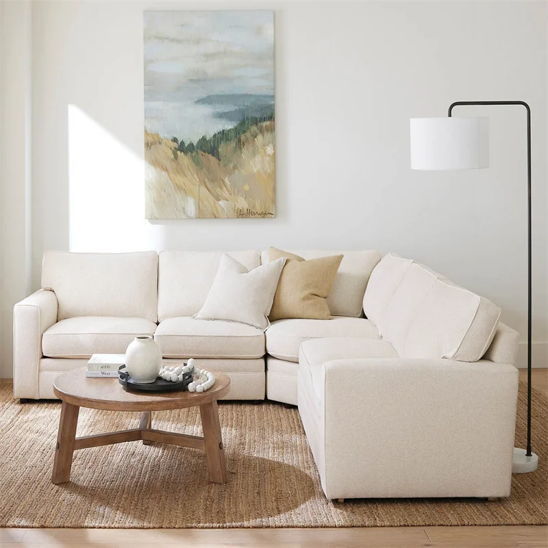 Modern Furniture Sofa Set  Fabric L-Shaped Sofas For Home Luxury Living Room Furniture