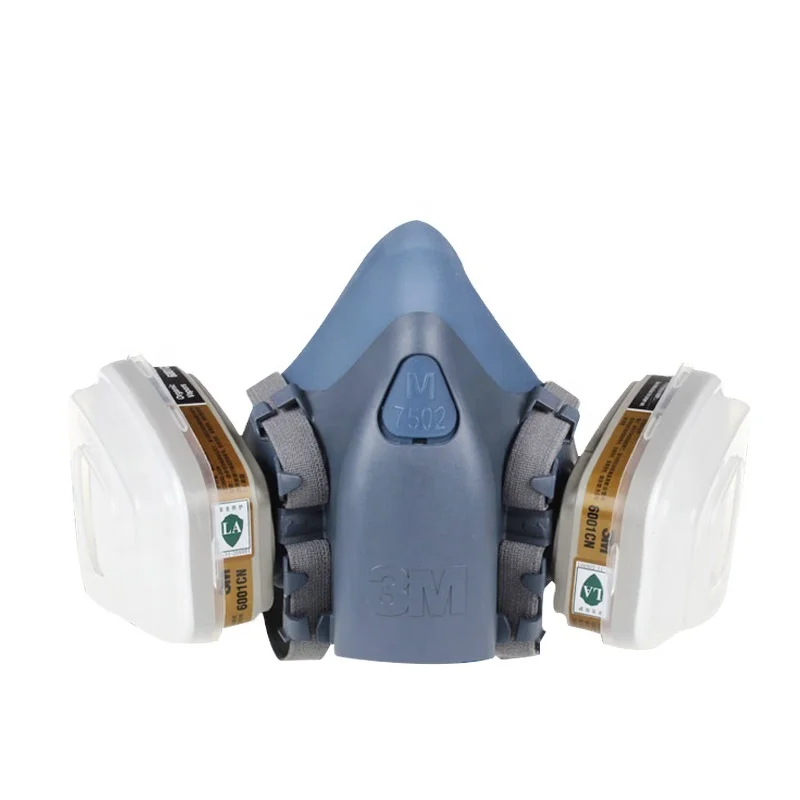 
 3M 7502 силикагелевый полулицевой респиратор, защита от органических газов, Пылезащитная маска, противотуманный респиратор для распыления красок  