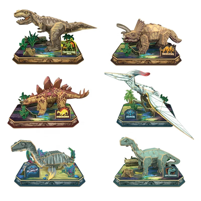 3D Dinosaur Puzzle